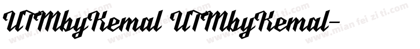 UTMbyKemal UTMbyKemal字体转换